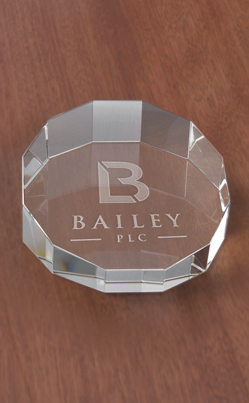 Slanted Circle Paperweight 2