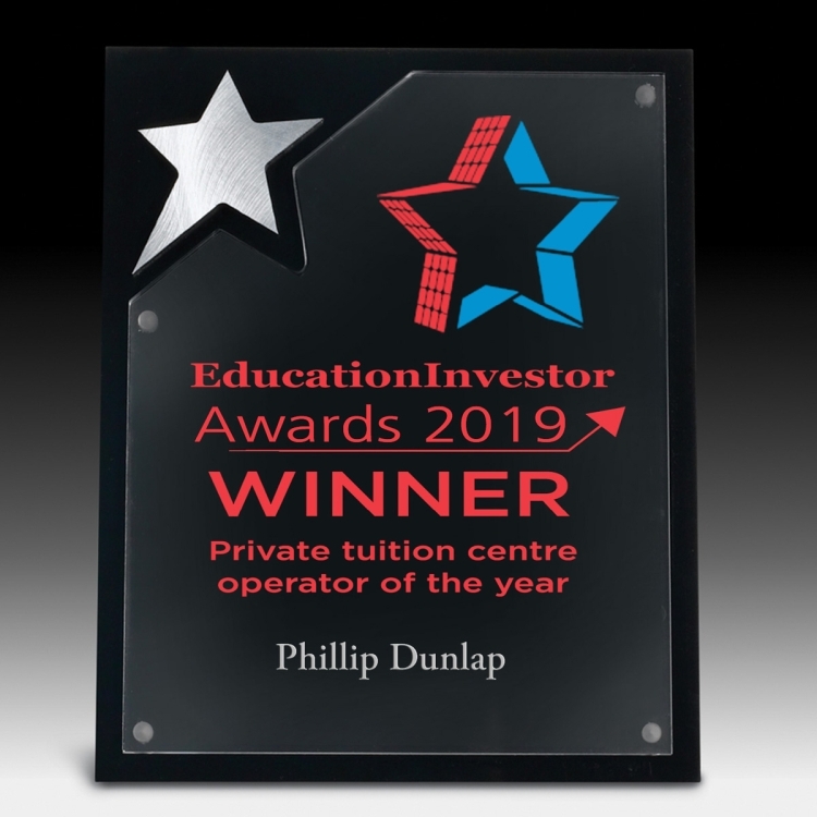 North Star Plaque - Screen Print - (8" x 10" x 5/8") 5