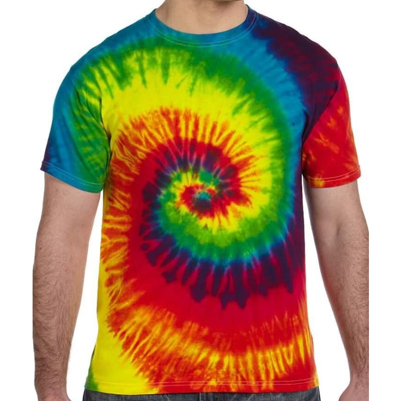 Tie-Dye 5.4 Oz., 100% Cotton Tie-Dyed T-Shirt 46