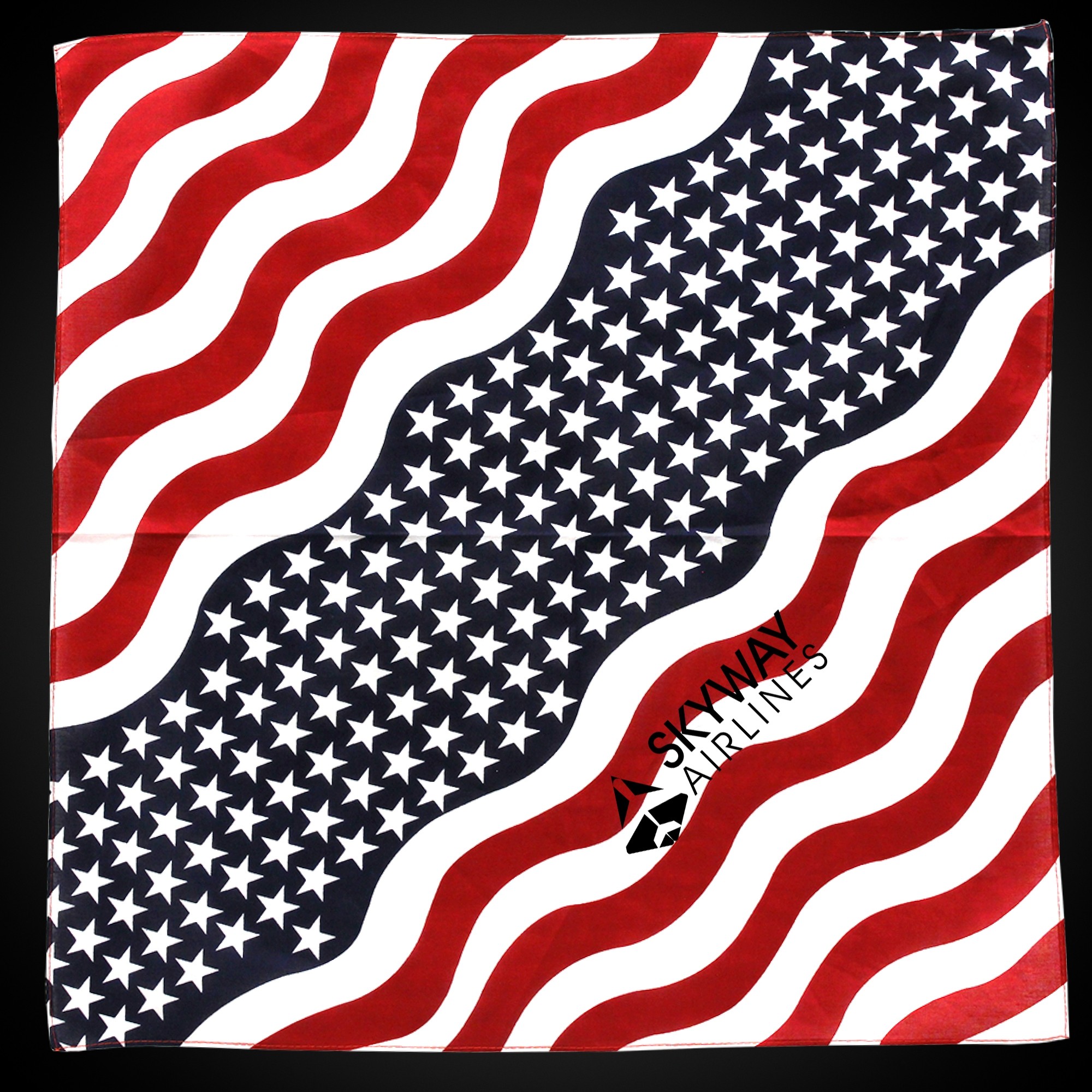 Stars and Stripes 22" Cotton Bandannas 4