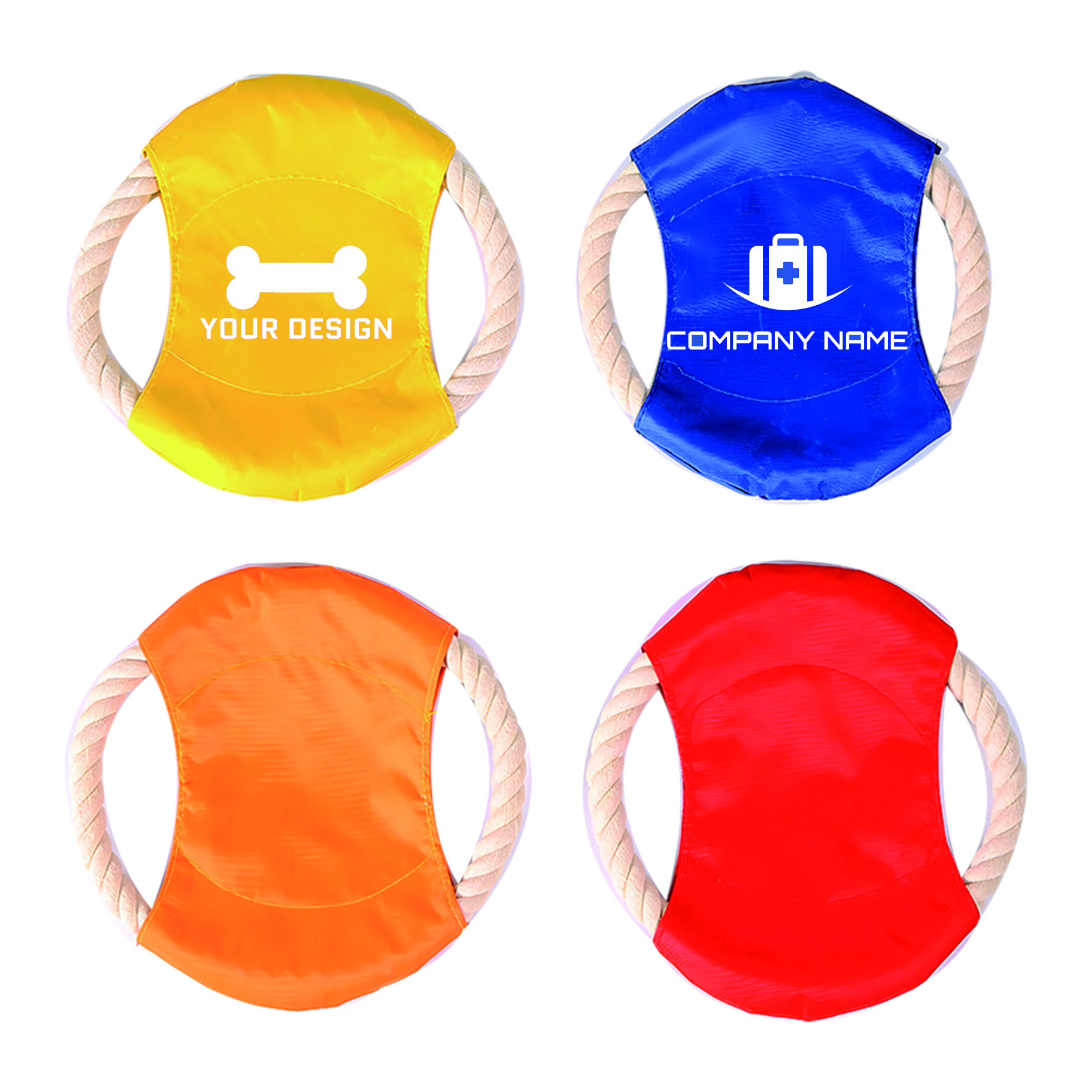 Pet Dog Flying Disc Cotton Rope Toy 1
