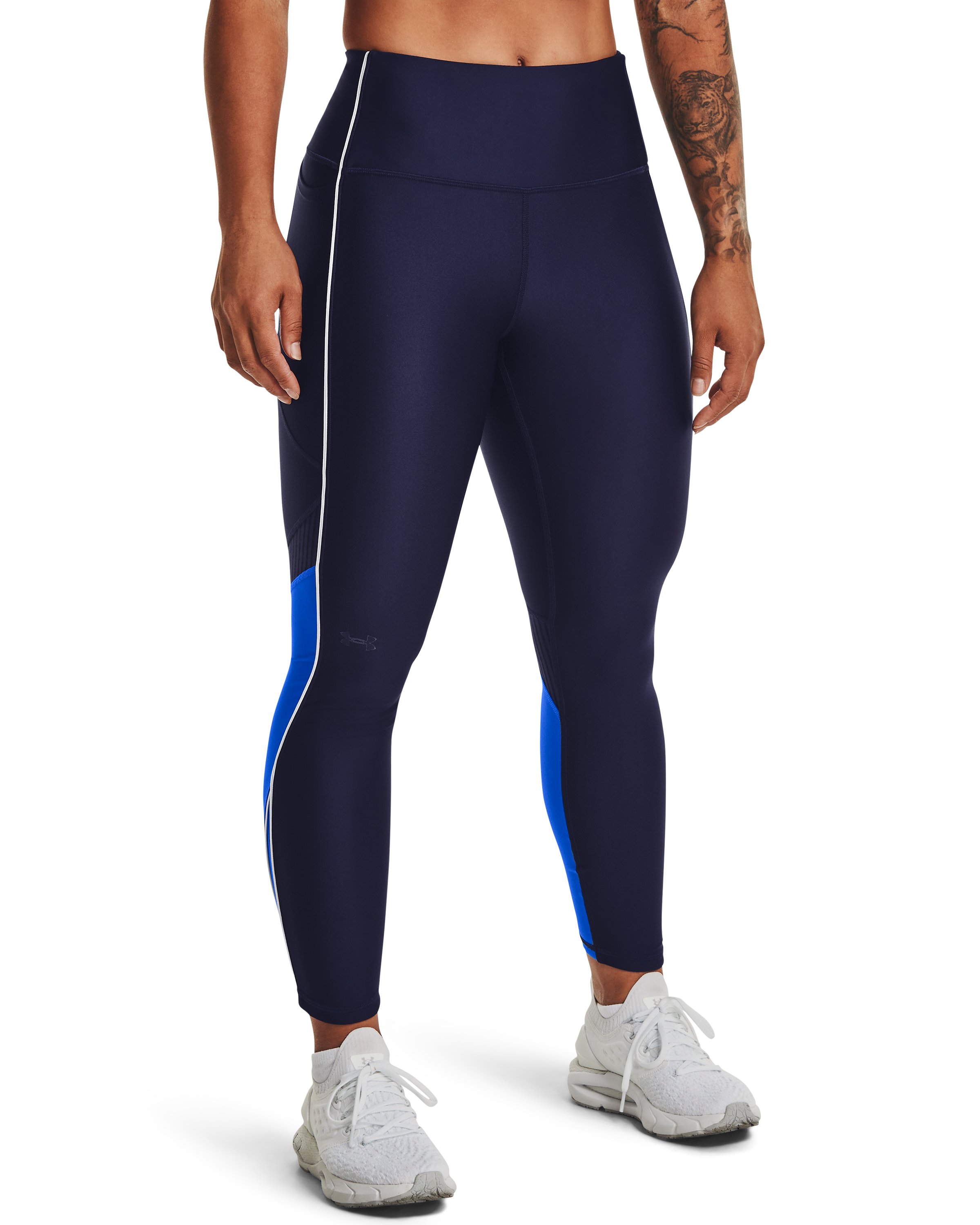 Women's HeatGear No-Slip Waistband Ankle Leggings 2