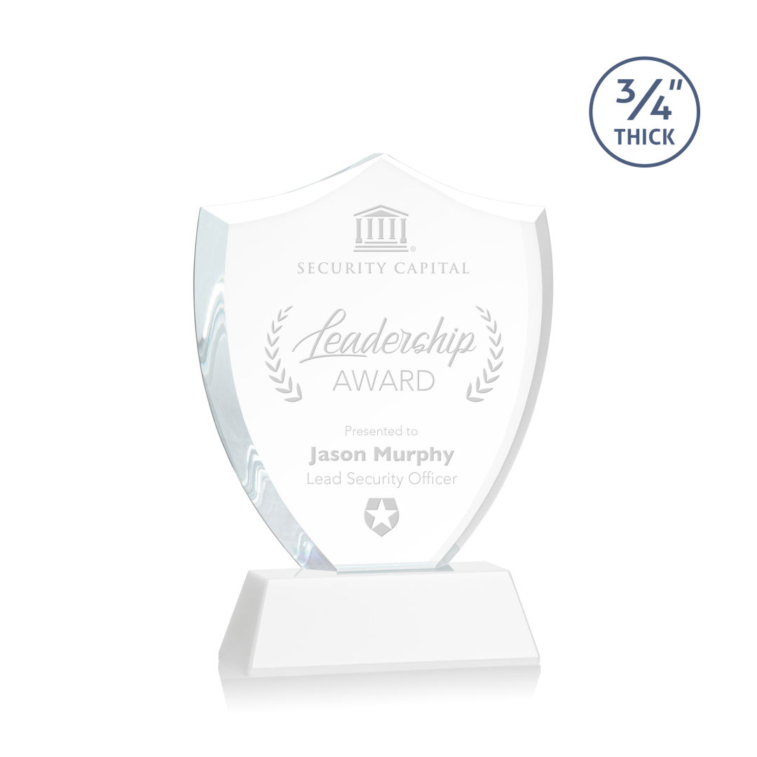 Scudo Shield Award on Newhaven - White 6