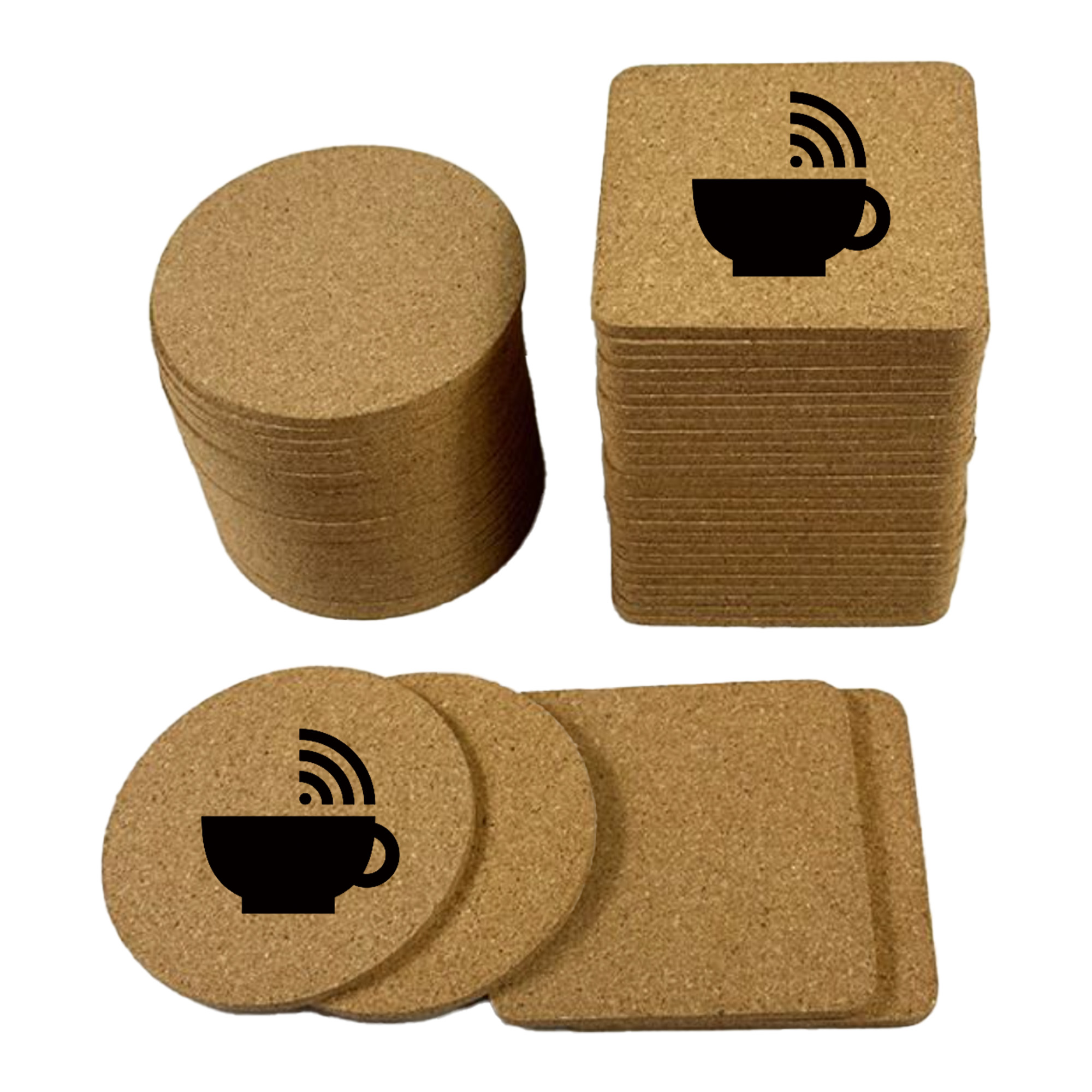 Sustainable Branded Cork Mat 3