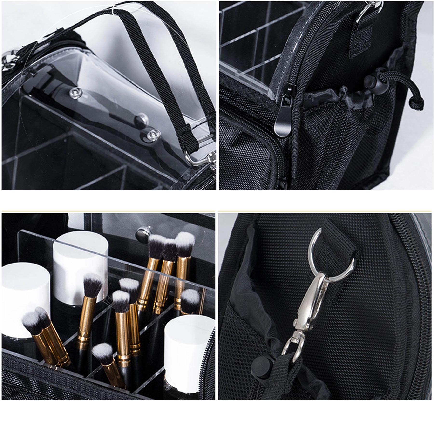 Travel Makeup Cosmetic Organizer Storage Bag Acrylic 4