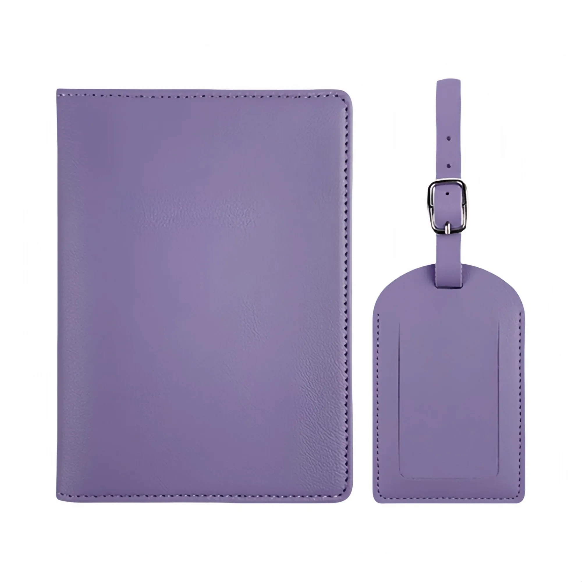 Premium PU Leather Passport Holder & Luggage Tag Set 16