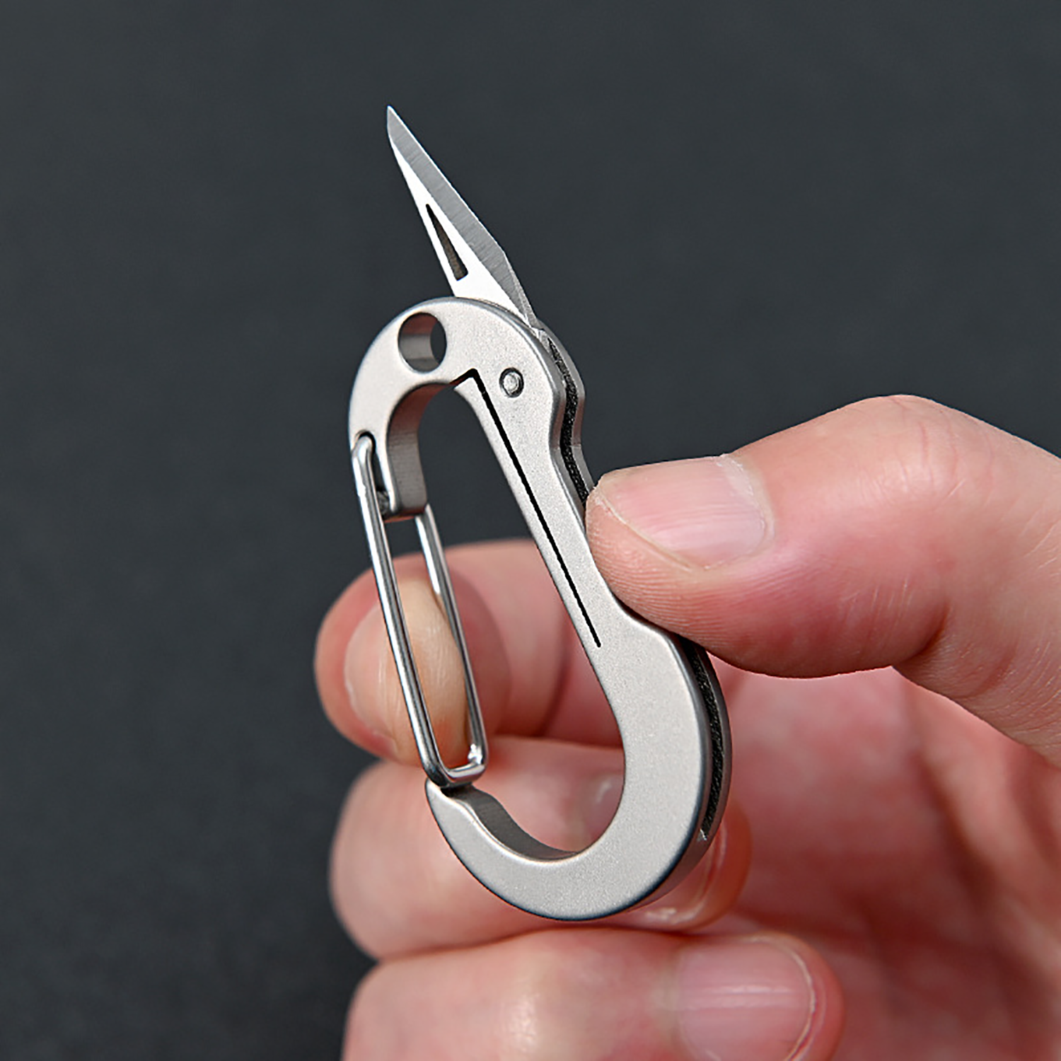 Titanium Keychain Knife 2