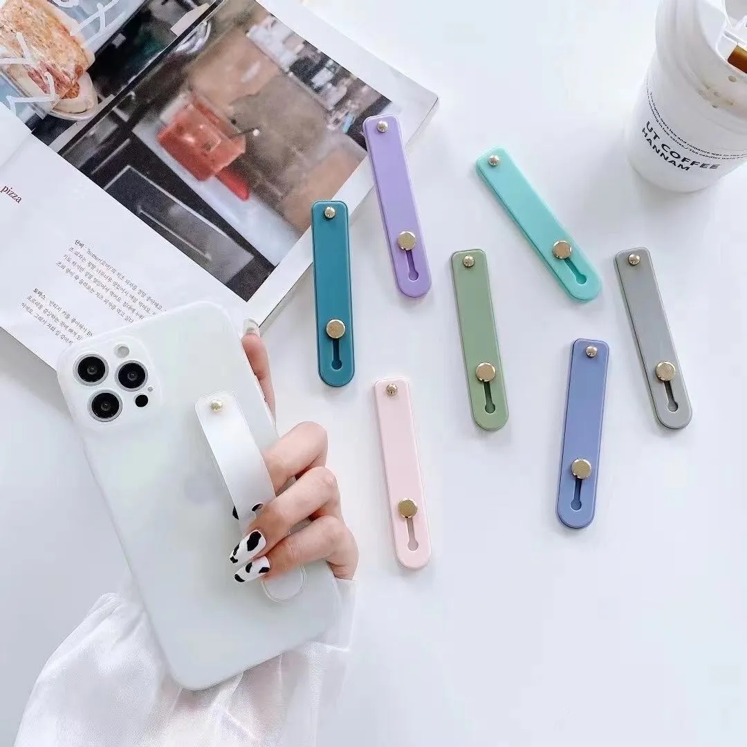 Phone Grip Holder Stand - Finger Strap Attachment 1