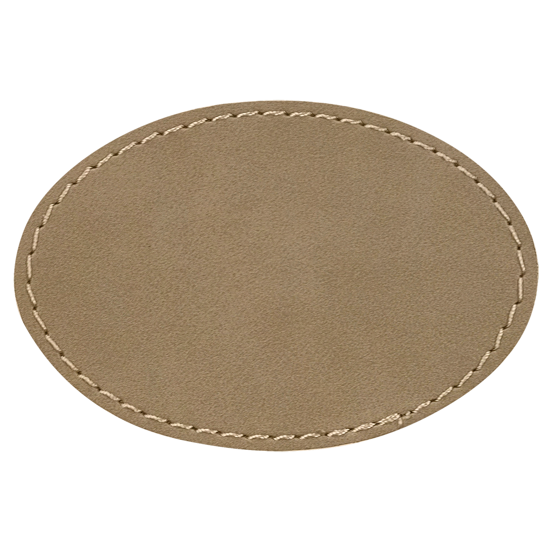 3 1/2" x 2 1/2" Oval Leatherette Patch with Adhesive 6