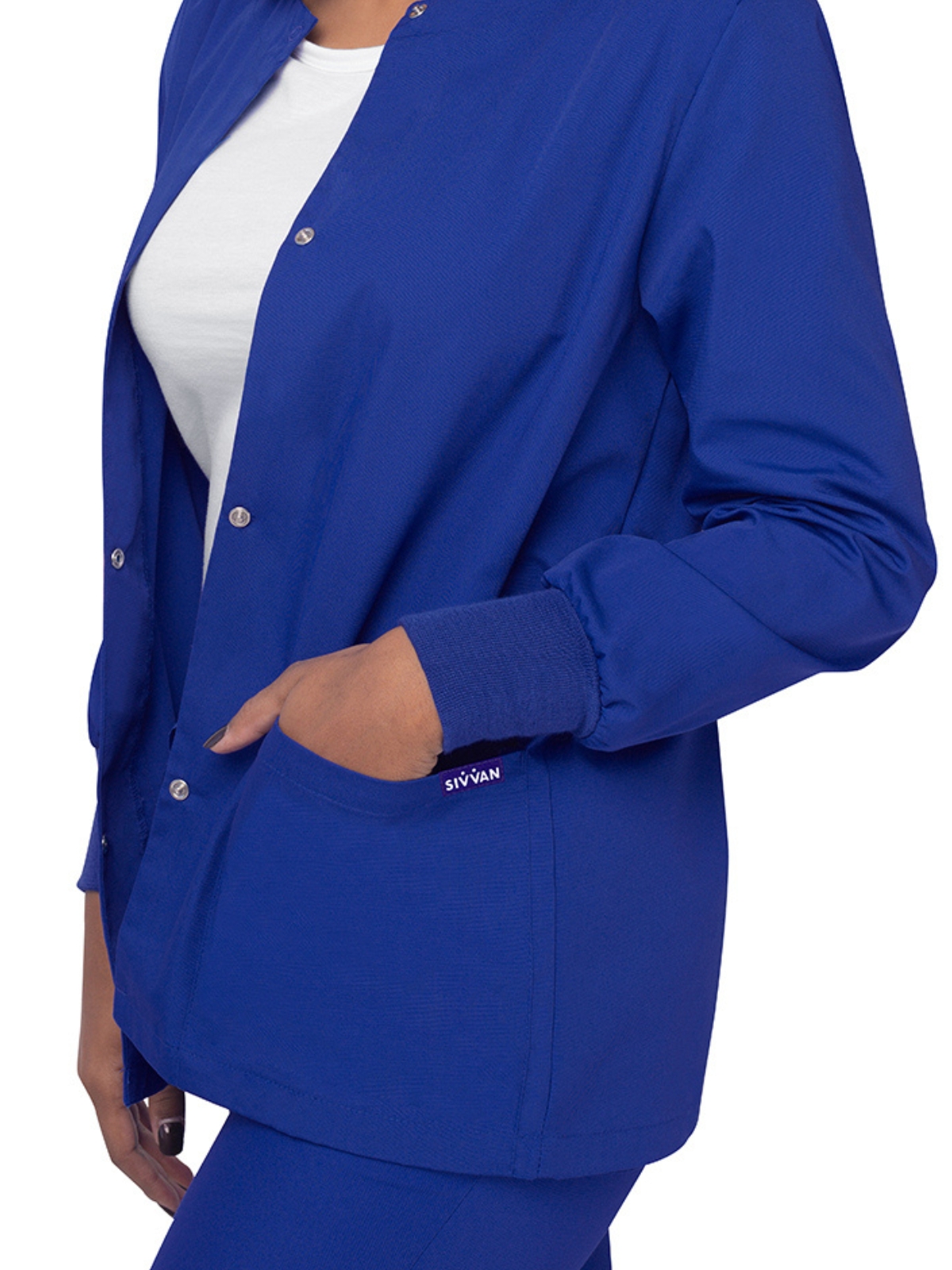 Adar - Sivvan - Women's Warm-Up Snap Close Jacket 4