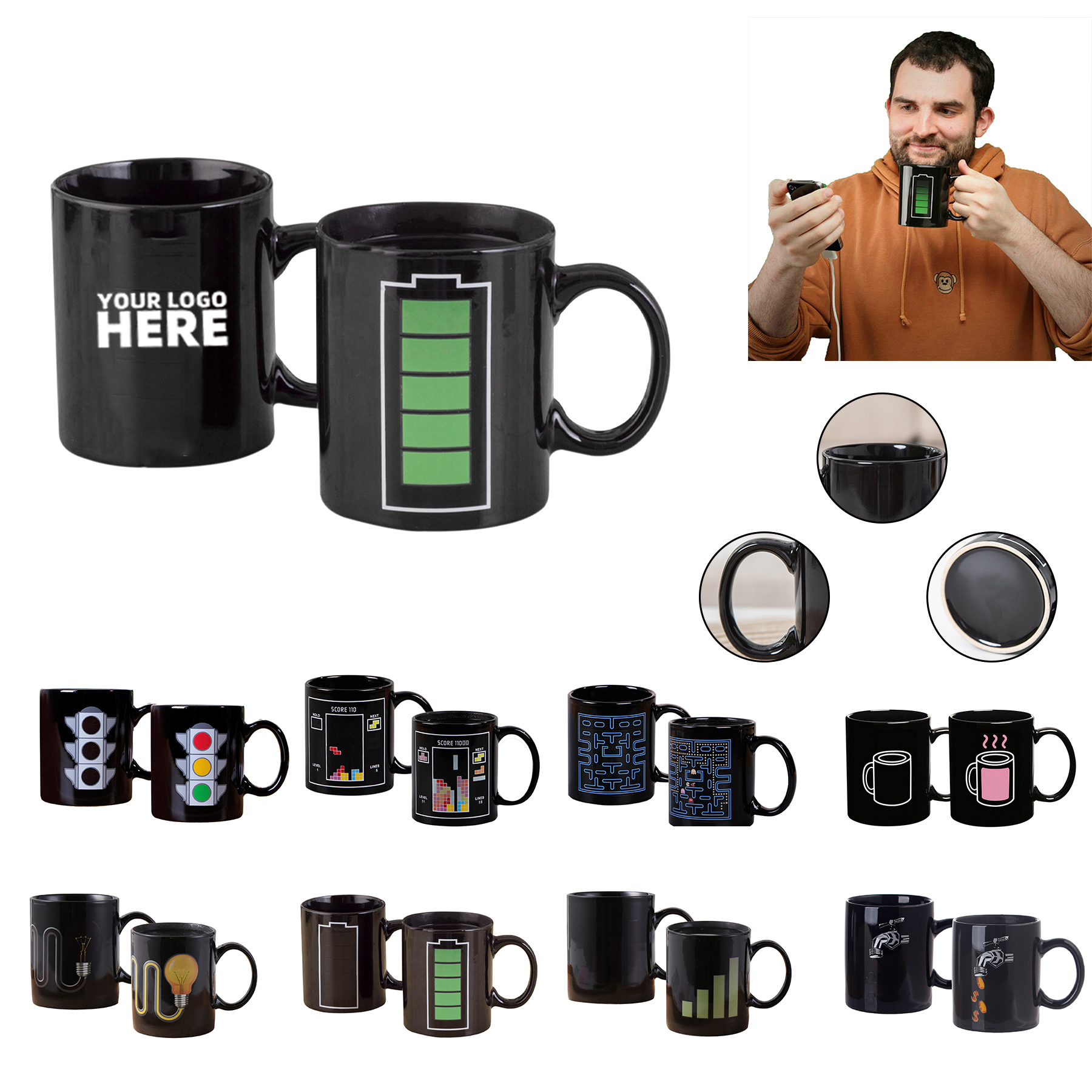 12 OZ Heat Changing Sensitive Funny Mug 2