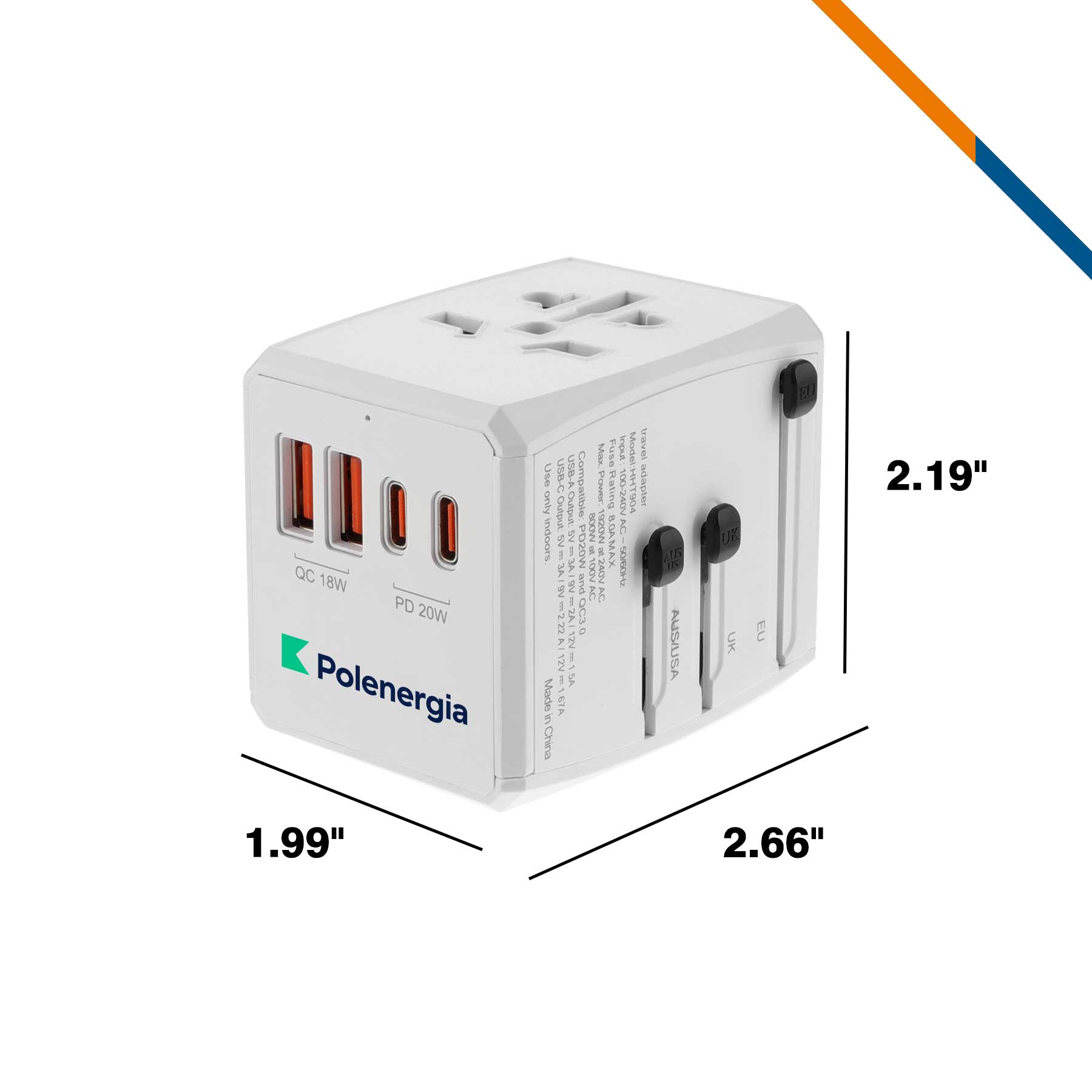 Jess 4 Ports Universal Adapter 7