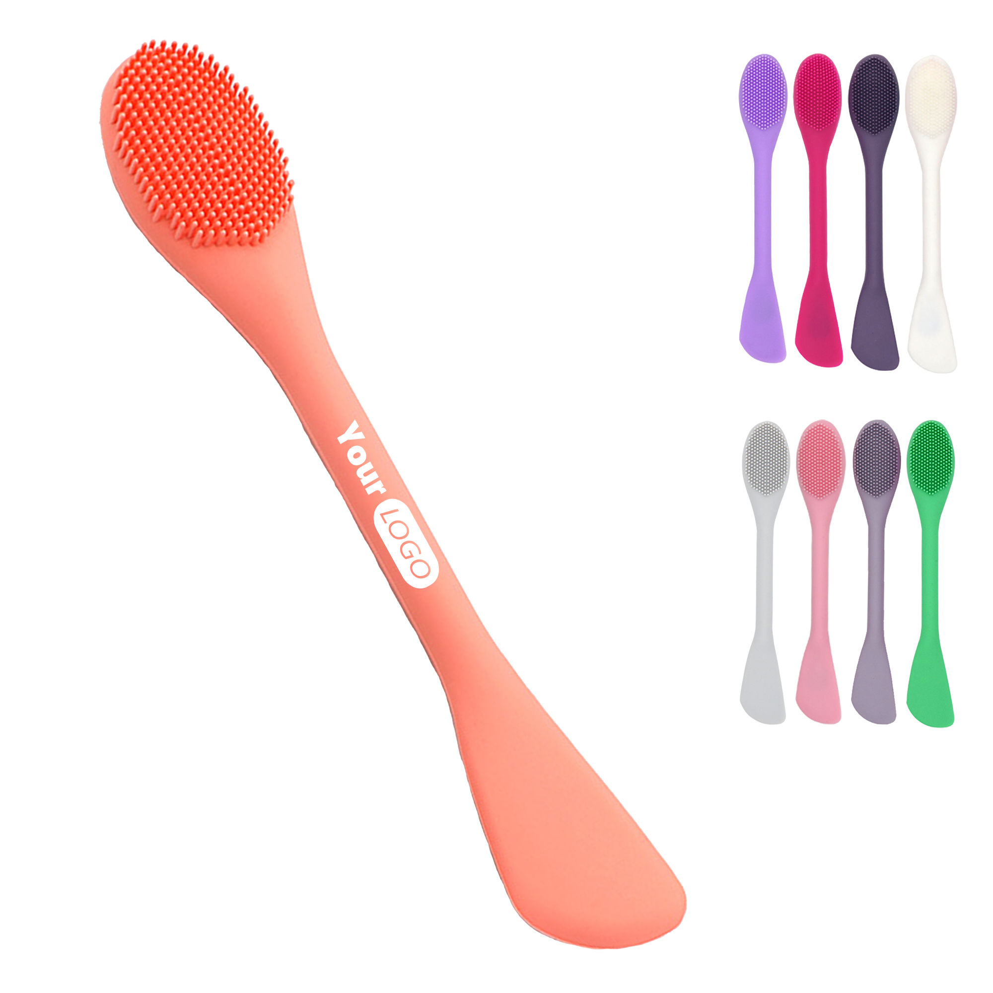 Silicone Face Mask Applicator Brush with Dual Tips 2
