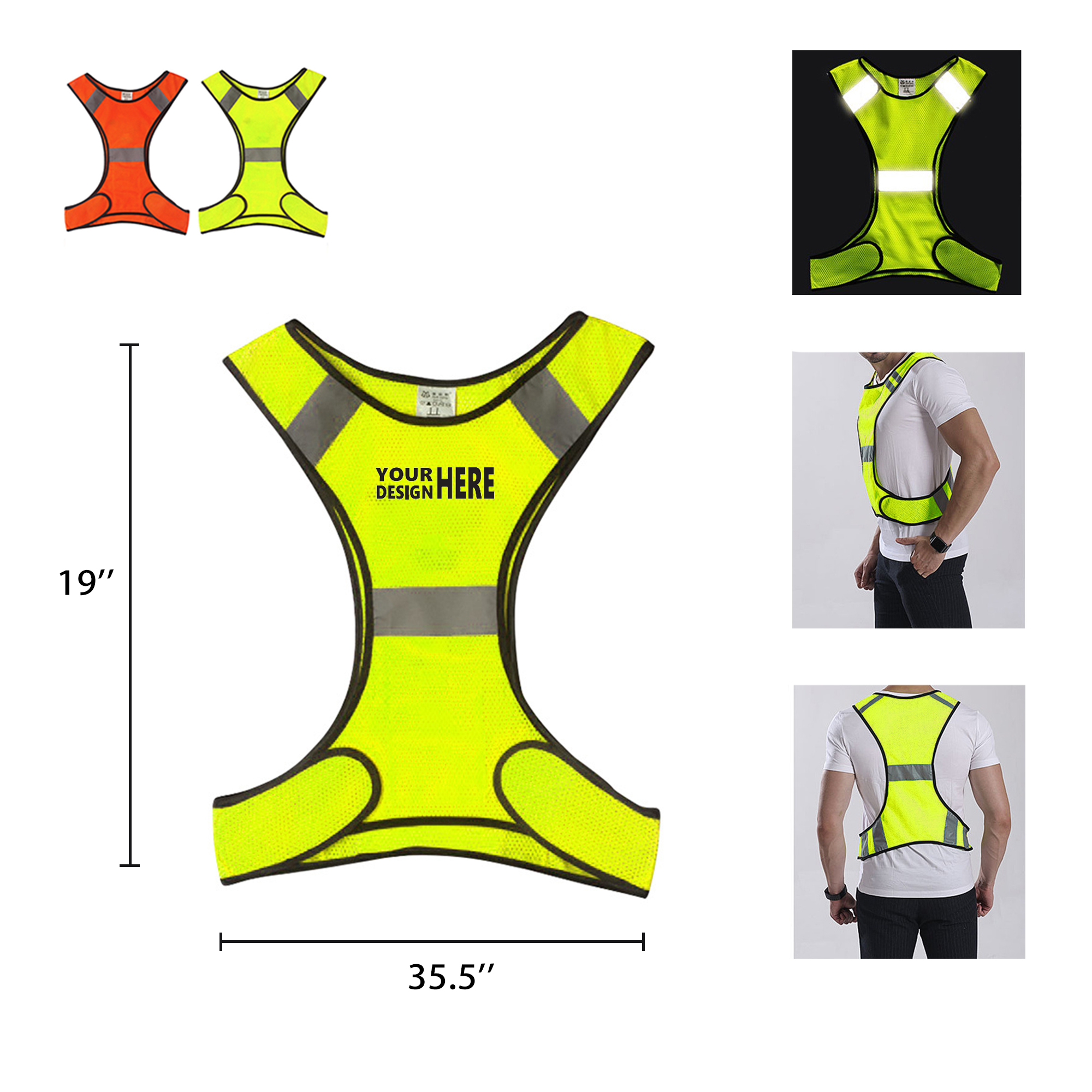 Safety reflective vest 2
