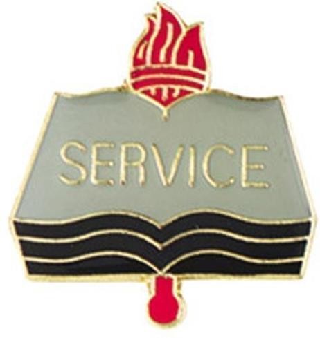 Service Scholastic Pin 2