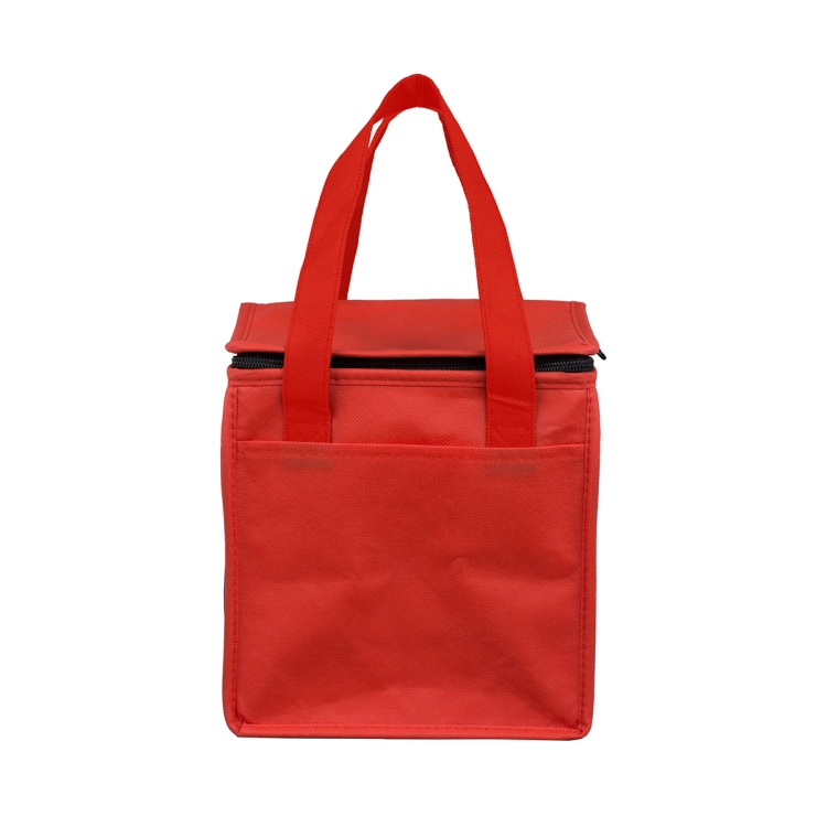 8"W x 8-1/2"H x 6"Gusset - "SUPER FROSTY" Insulated Food Delivery Bag – Lunch Size Tote 21