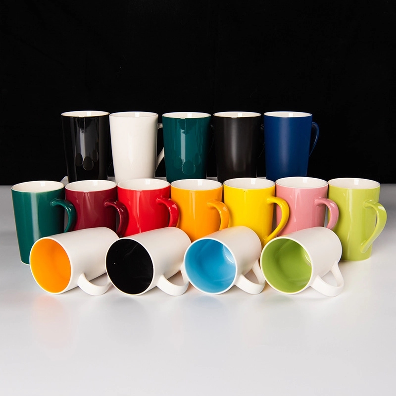 Custom Logo 12 oz Ceramic Coffee Mug 13