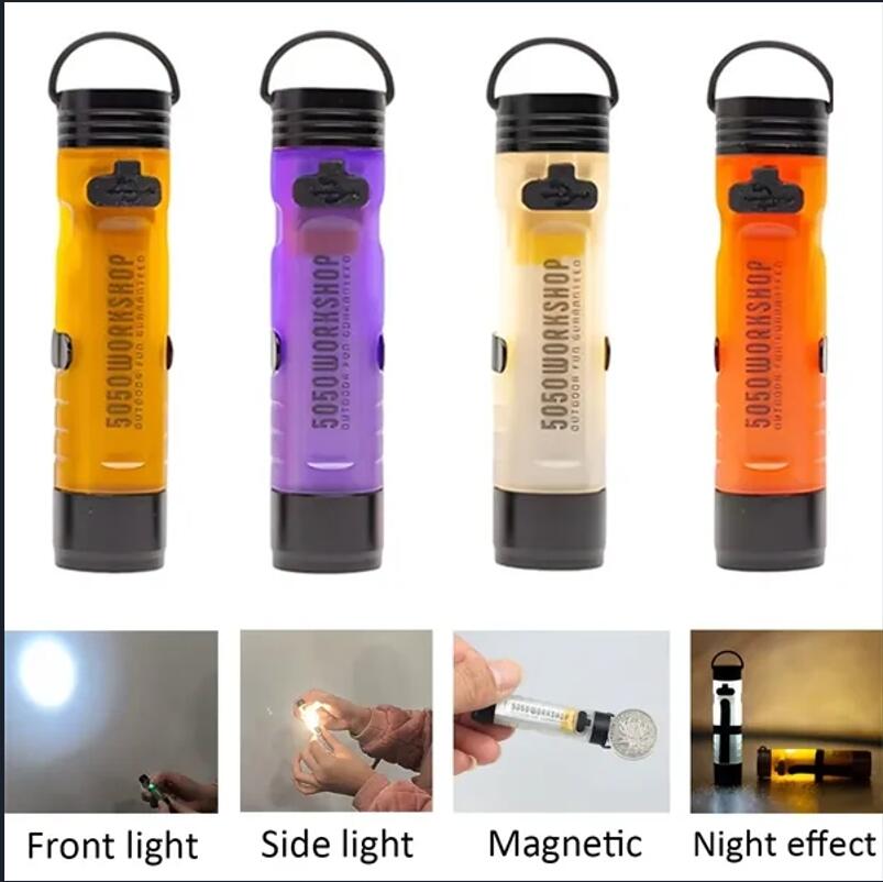 Mini multicolored Rechargeable LED Dual - use Lamp 1