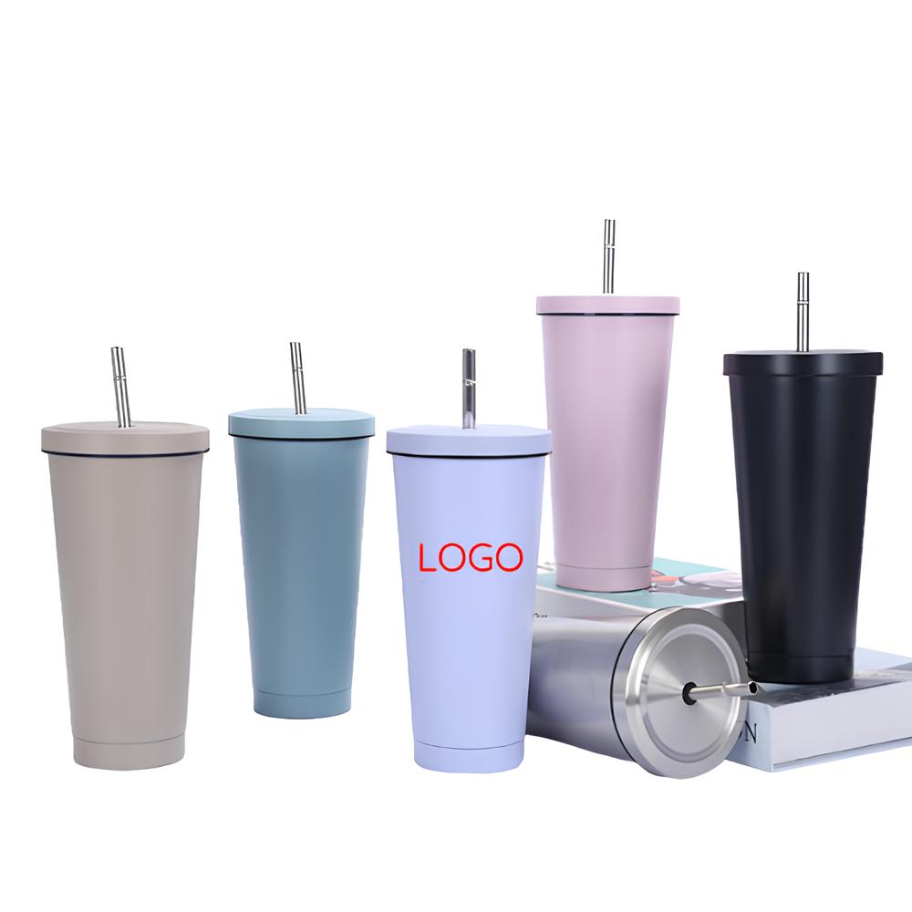 17 oz Stainless Steel Tumbler W/ Straw 12