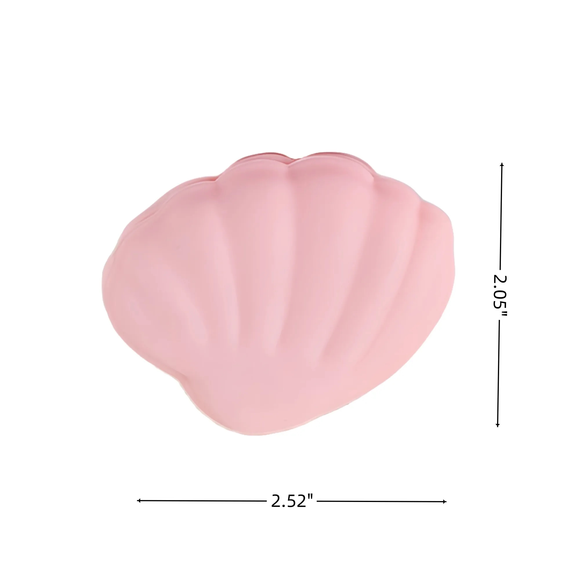 Shell Shaped Silicone Jewelry Box Earring Storage Case 2