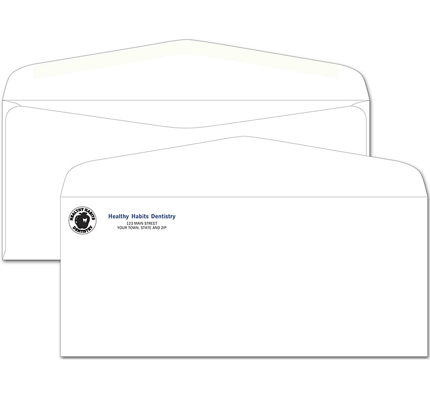 Envelope - White, Standard #10, No Window 1