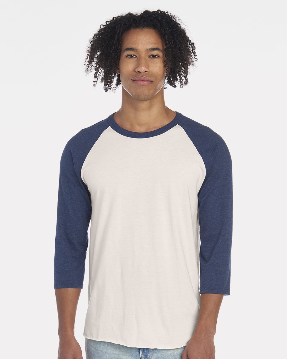 Premium Blend Ringspun Three-Quarter Sleeve Raglan Baseball T-Shirt