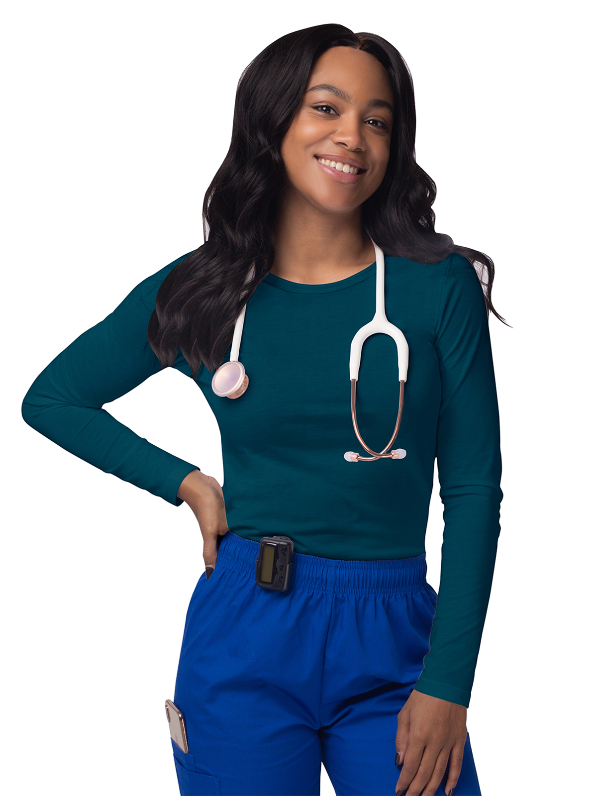 Adar - Sivvan - Women's Long Sleeve Underscrub Tee 58