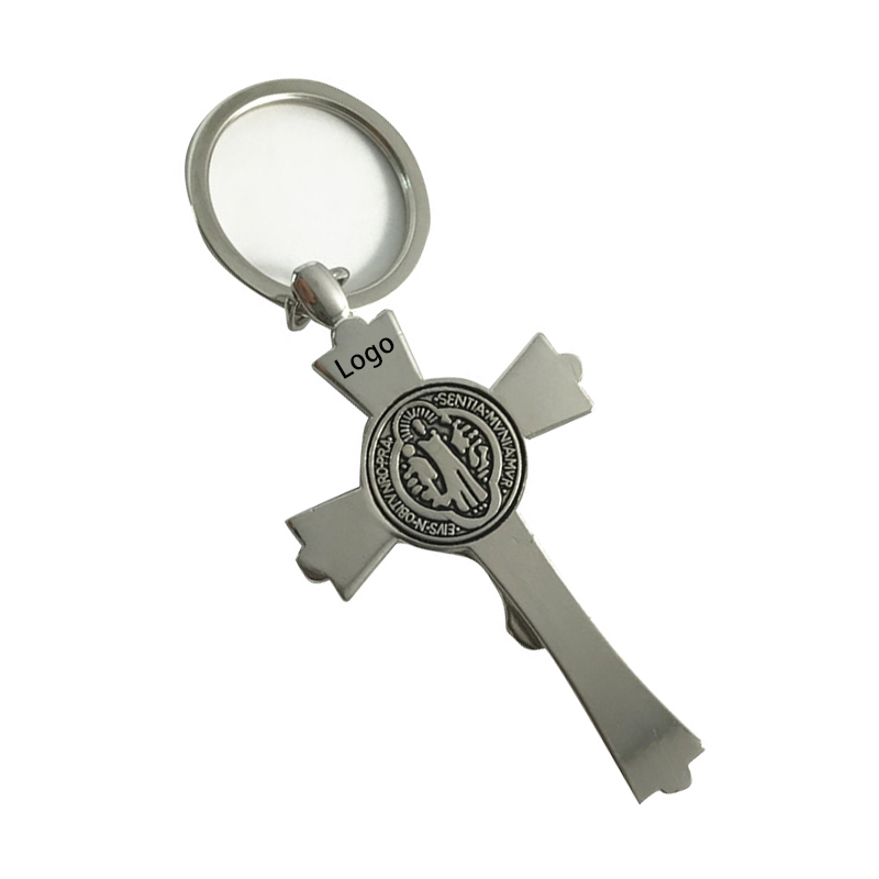 Creative Metal Cross Keychain 9