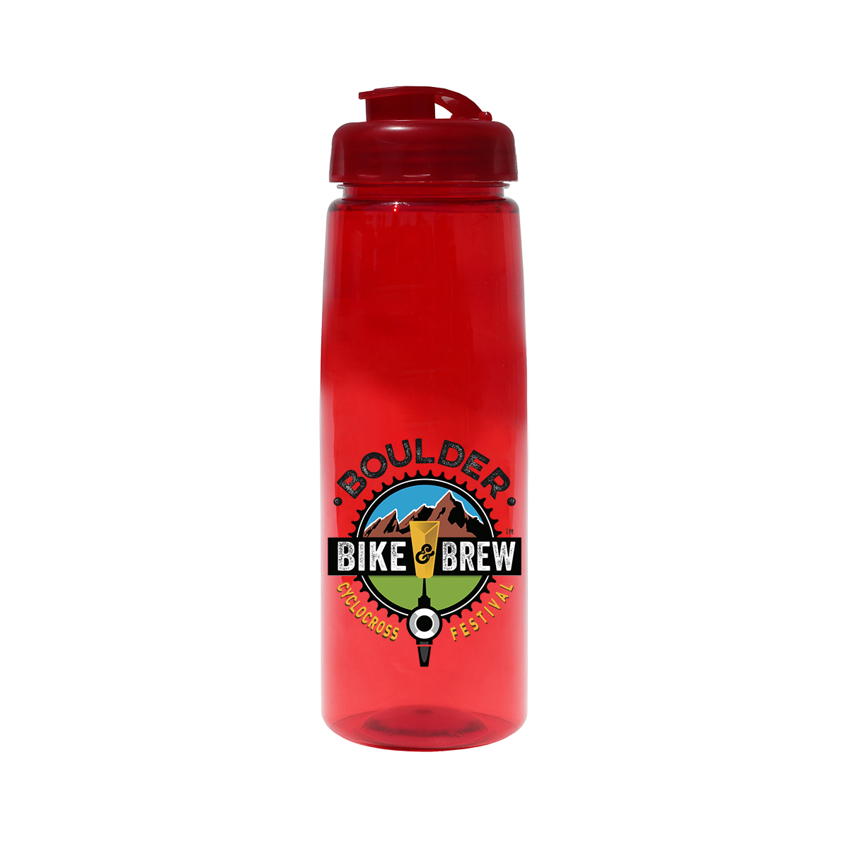 30 oz. Poly-Saver PET Bottle with Flip Top Cap, Full Color Digital 10