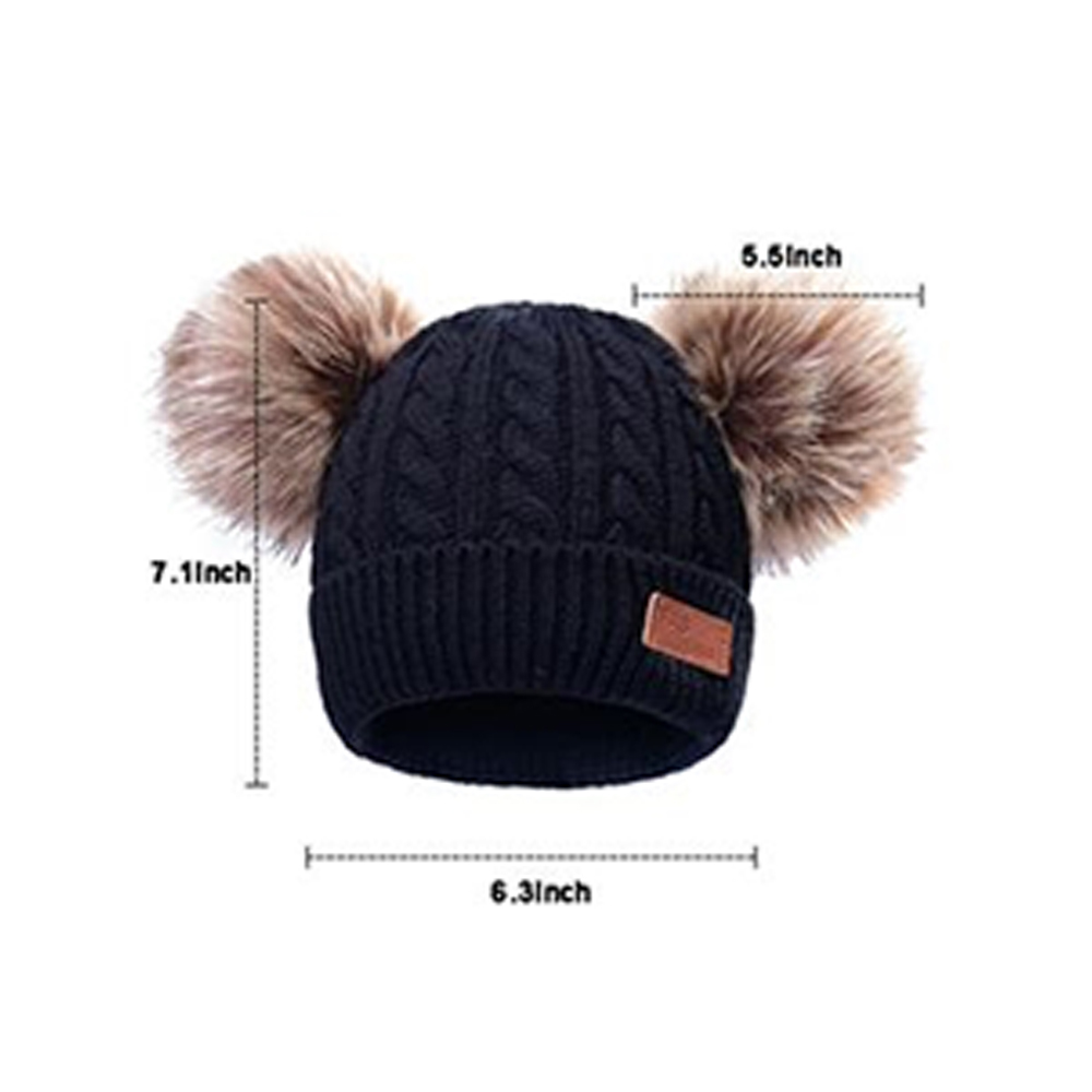Children's Woolen Knitted Warm Hat 2