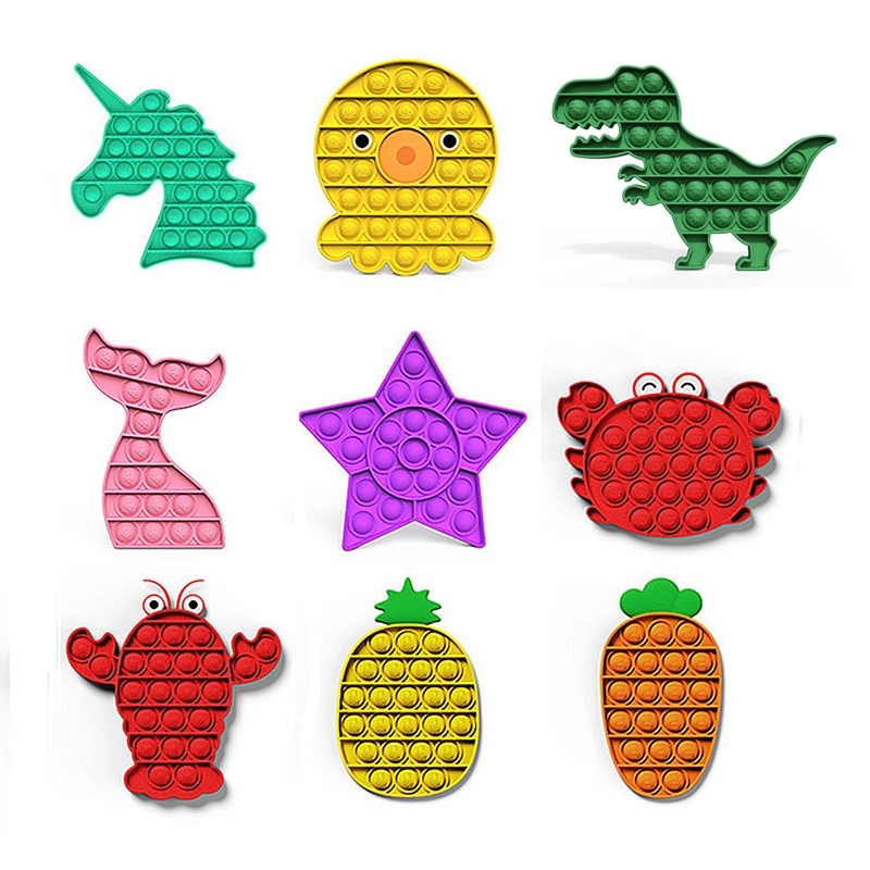 Various Shaped Push Pop Buddle Fidget Toy 2