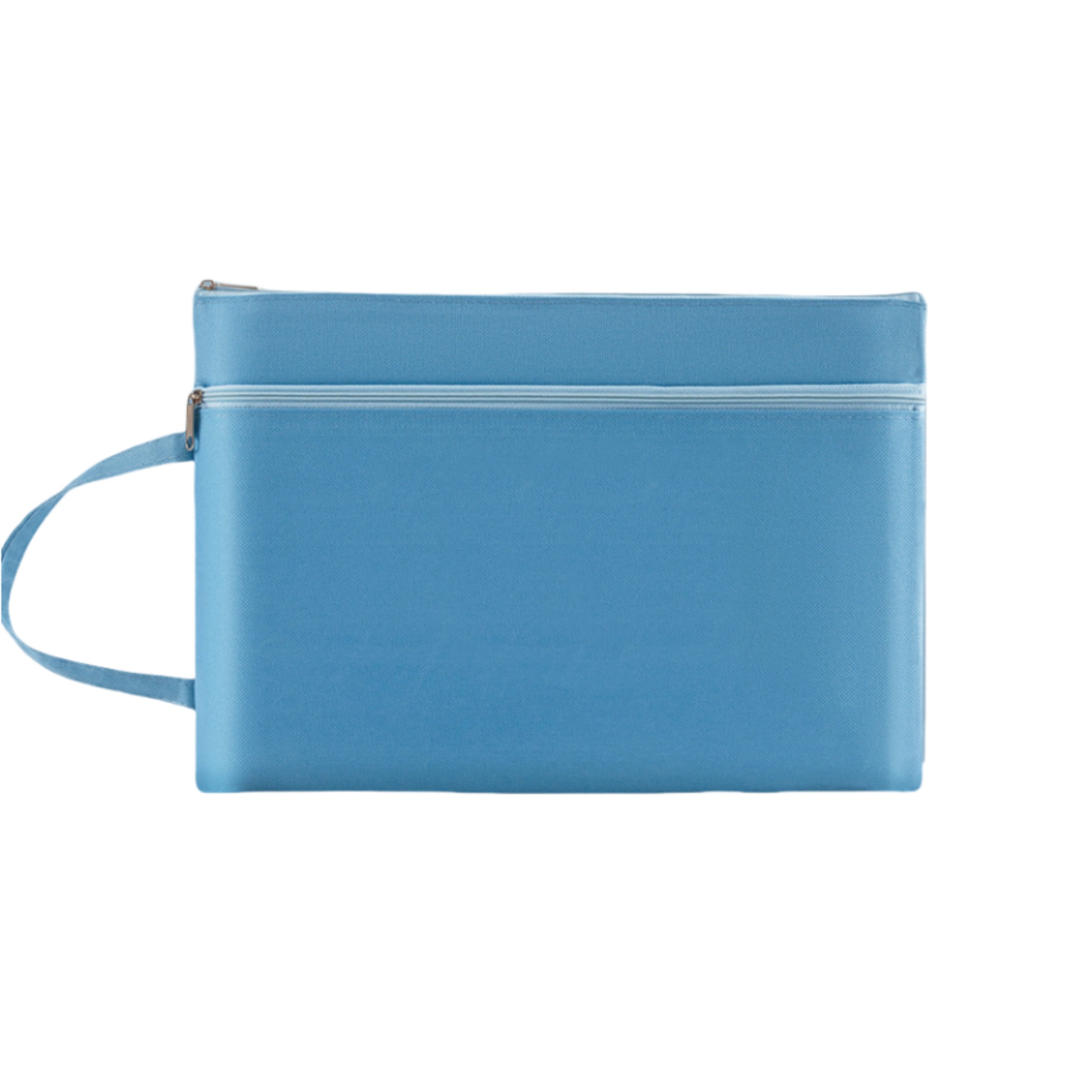 2 Pockets Oxford Zipper Pouch File Bag with Handle 6