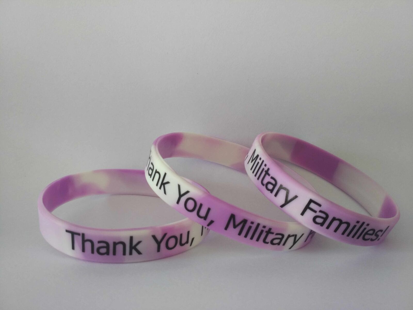 1/2 Inch Swirl Printed Silicone Wristbands 2