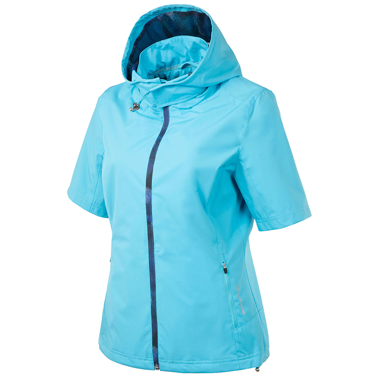 Sunice Ladies Amber Short Sleeve Hooded Windshirt 3