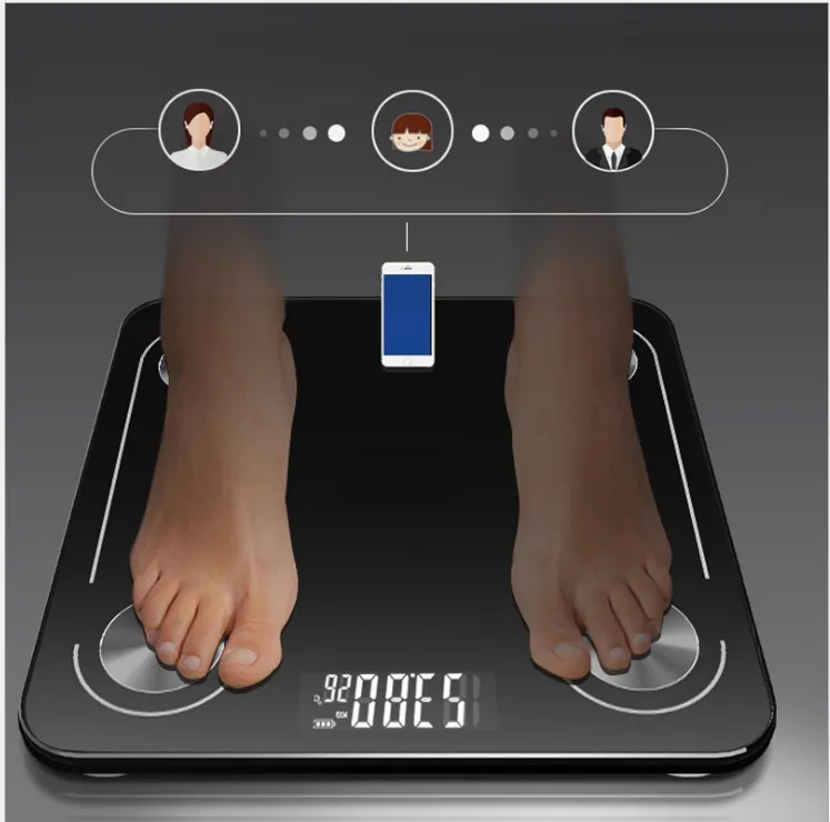Small Rechargeable Body Fat Scale 3