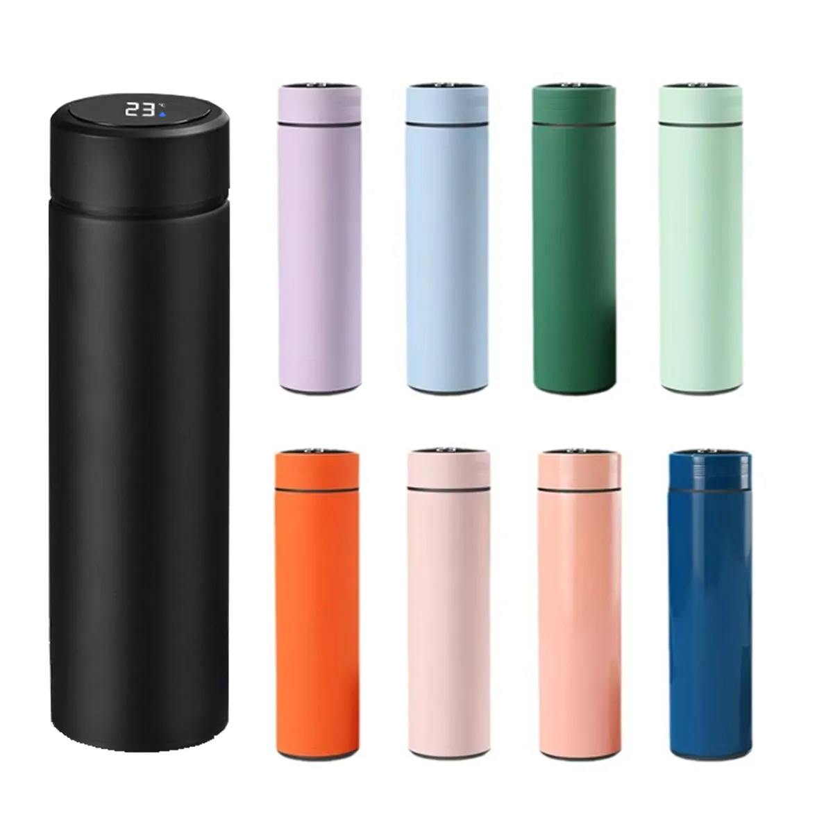 17oz With Temperature Display Travel Mug Water Bottle 3