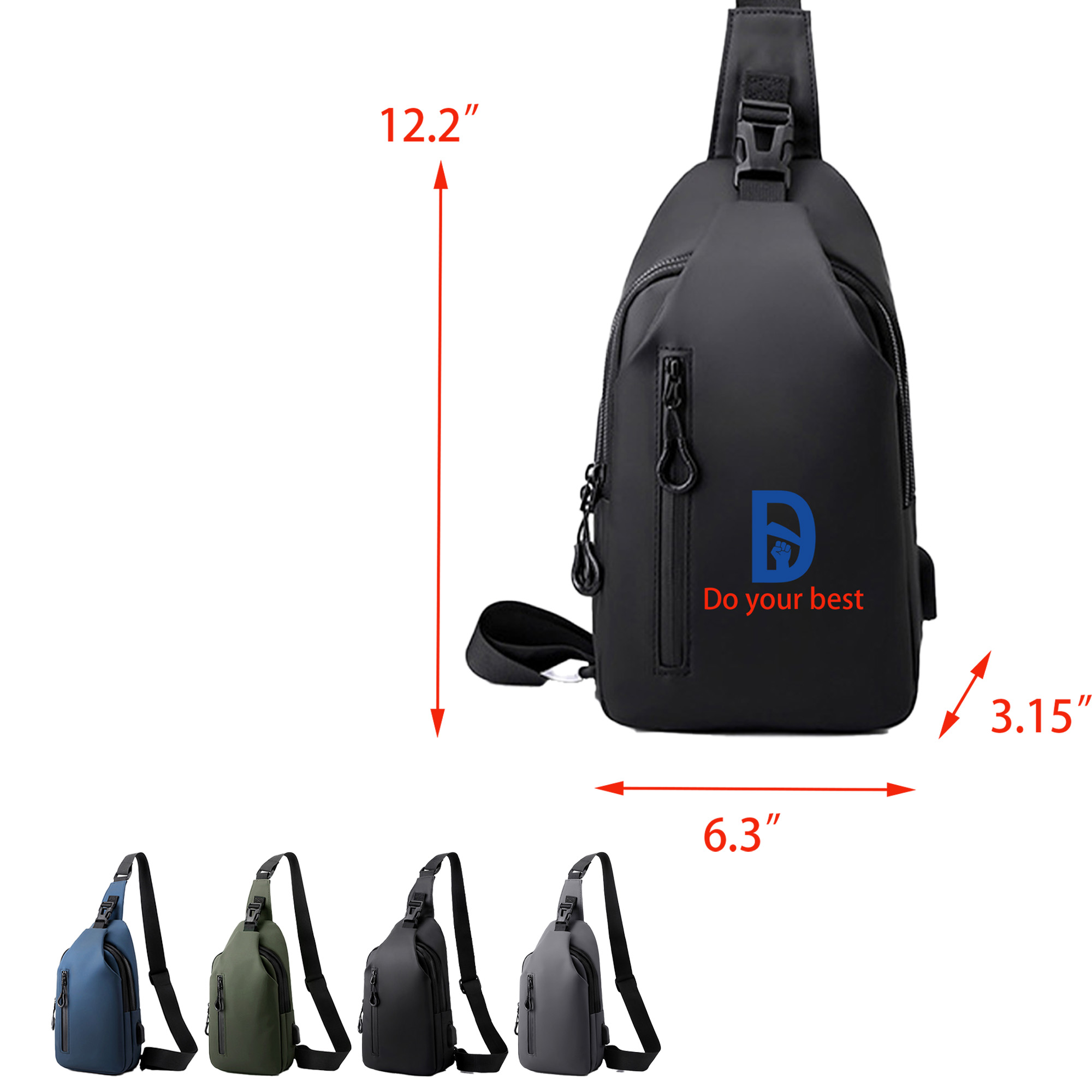 Waterproof Protable Camping Chest Bag MOQ 50 3