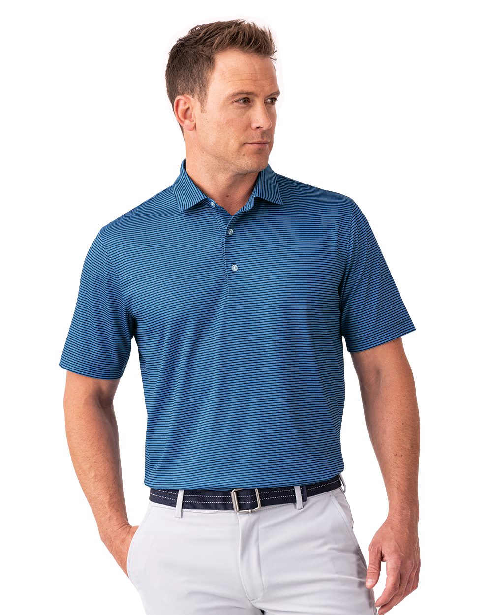 Men's Aiken Striped Polo - 155 11