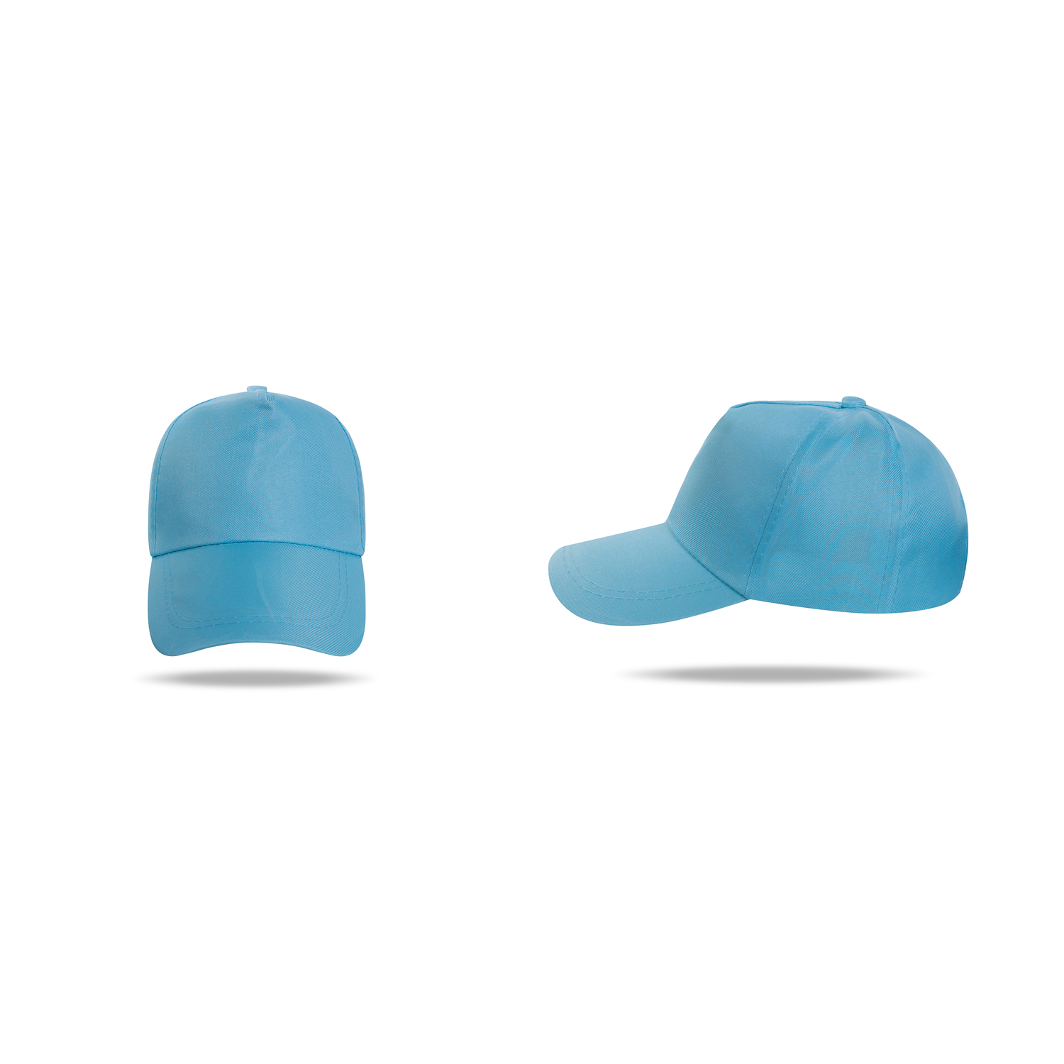 Stock Solid Color Tooling Polyester 5 Panel Cap w/Snapback Fastener 11
