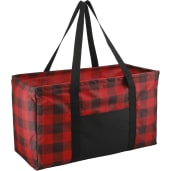 Buffalo Plaid Utility Tote 19