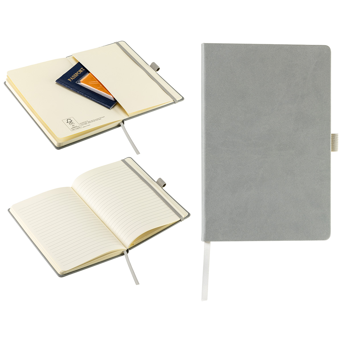Elan Hardcover Journal with Pen Loop and Inner Pocket 6