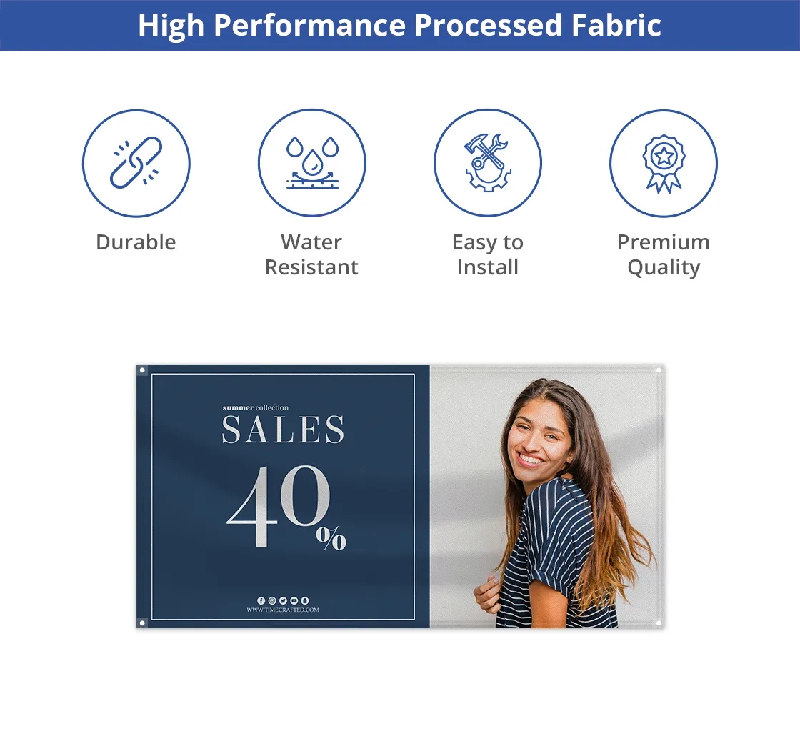 Processed Fabric Banners-Top and Bottom Pole Pocket(1ftx1ft) 5
