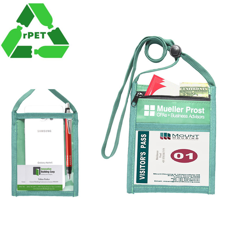 RPET Pouch W/ Front Zipper Pocket 7