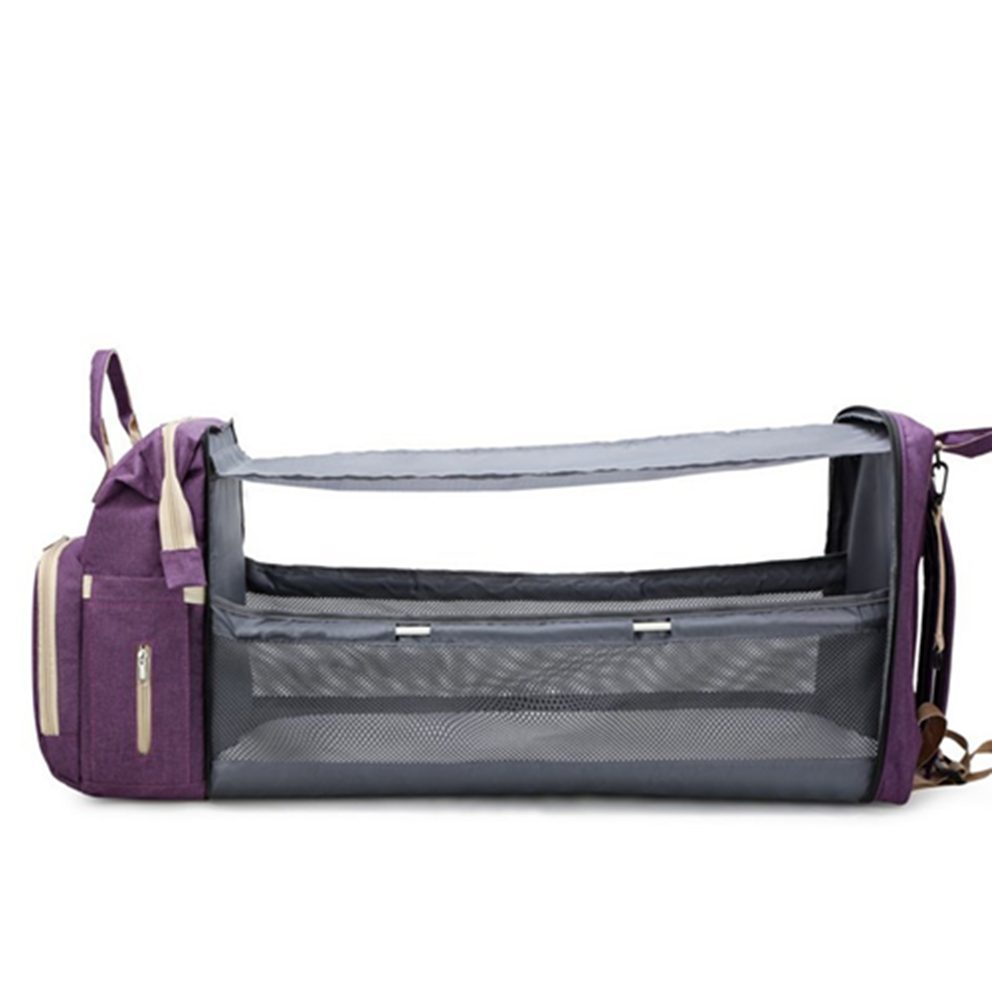 Portable Mommy Diaper Backpack w/USB Charging Port 4