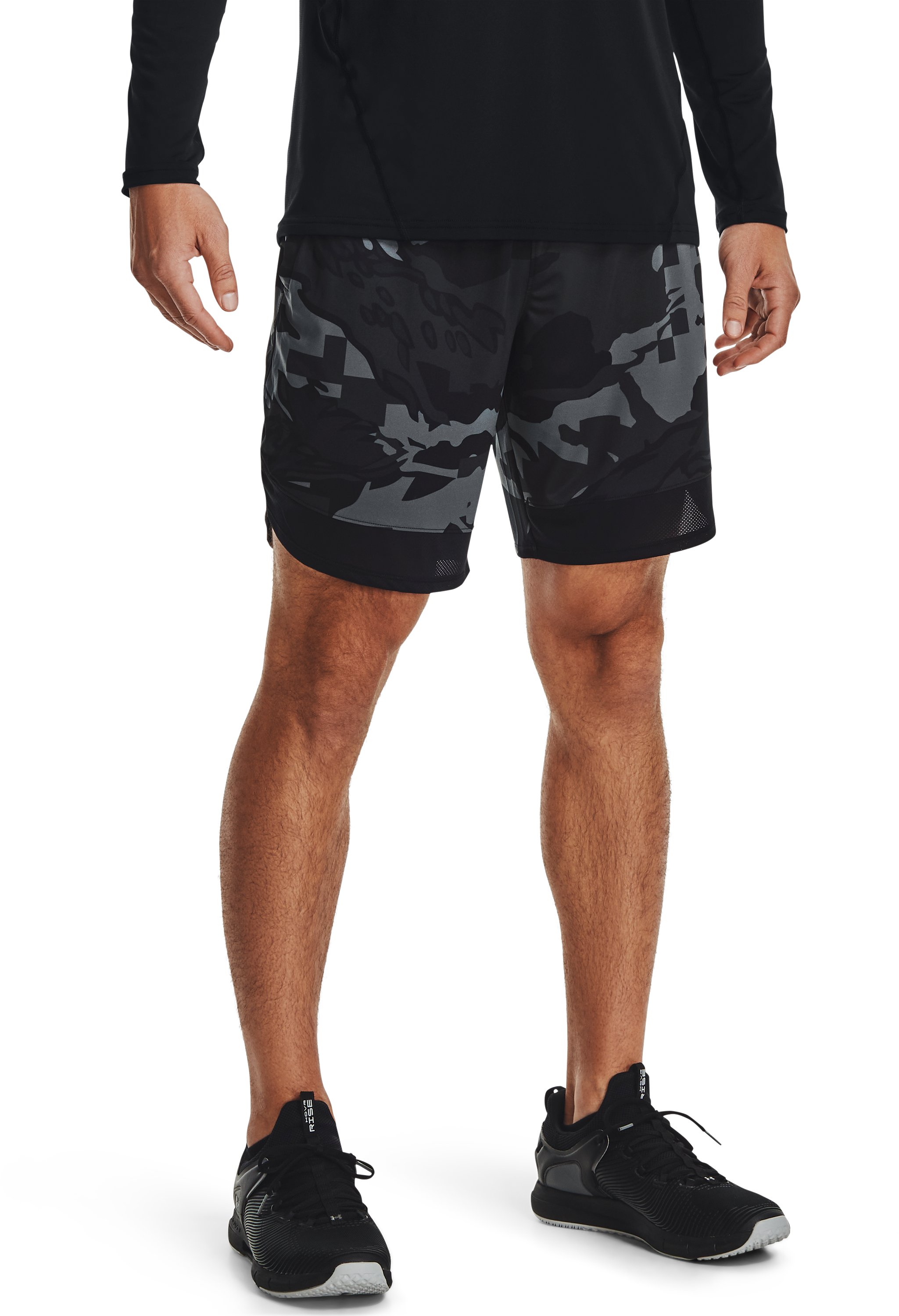 UA Train Stretch Camo Men's Shorts 5