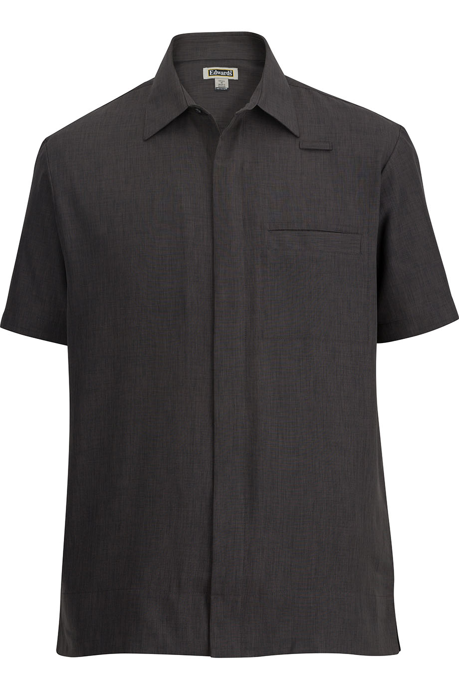 Batiste Ss Cafe Shirt W/Inset Pocket $ Zip Front