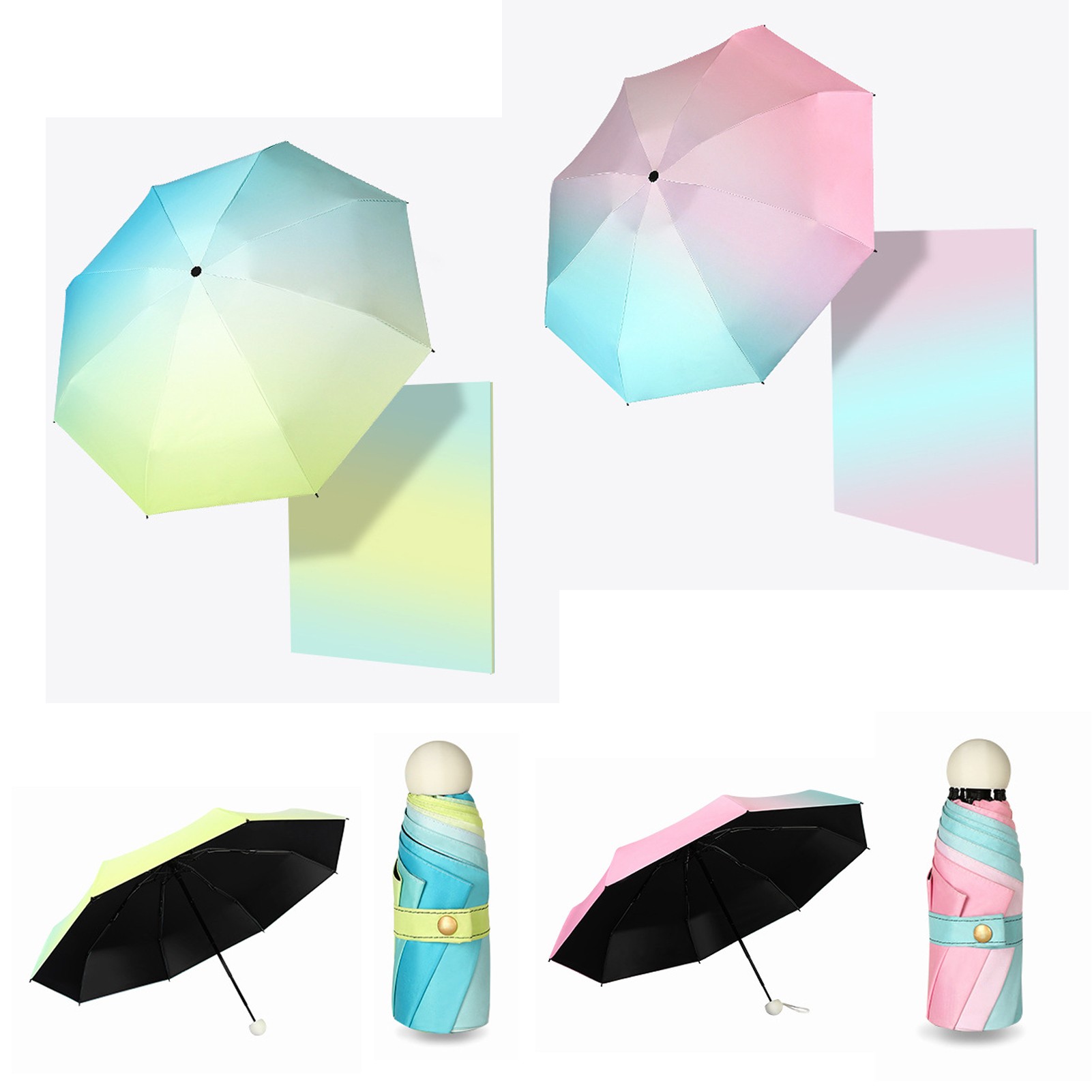 Compact Travel Sun & Rain Umbrella 3