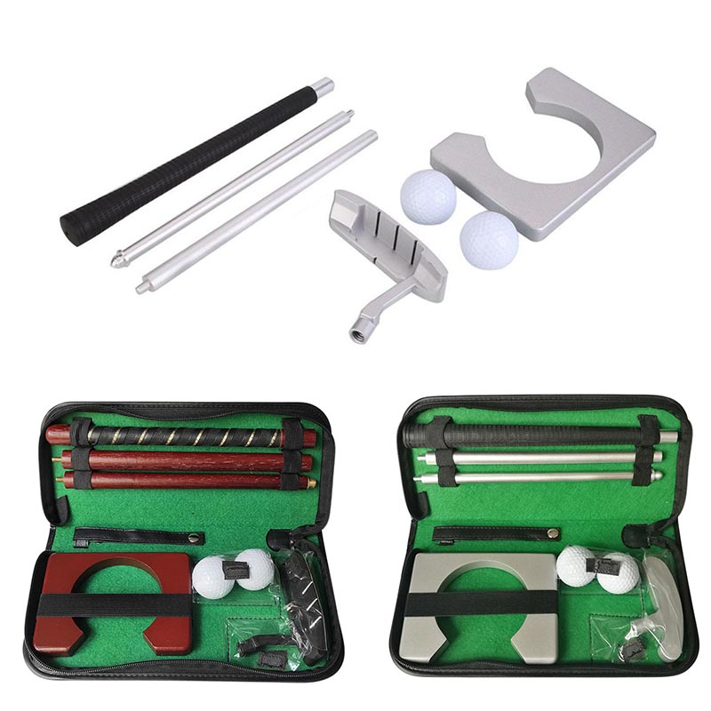 Golf Club Aluminum Alloy Putter Kit for Travel and Indoor 2