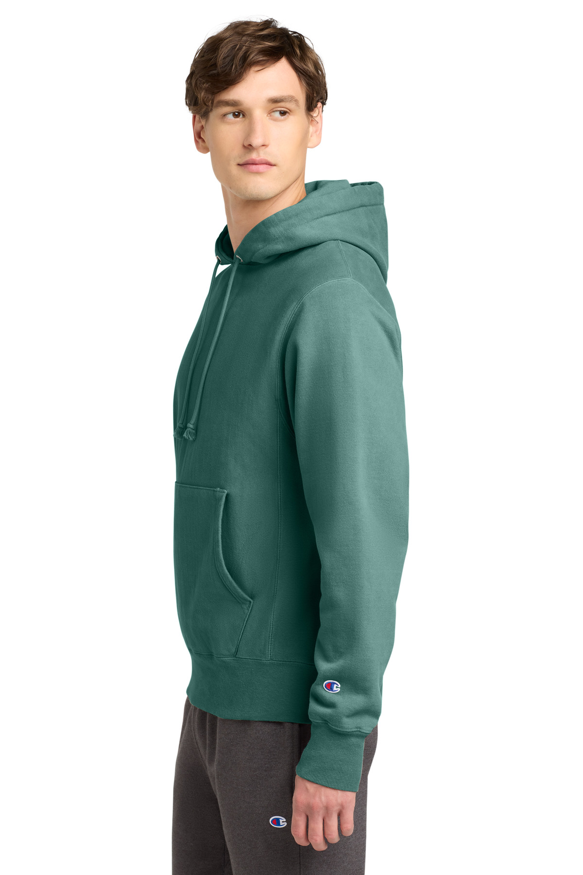 Champion Reverse Weave Garment-Dyed Hooded Sweatshirt. GDS101 38