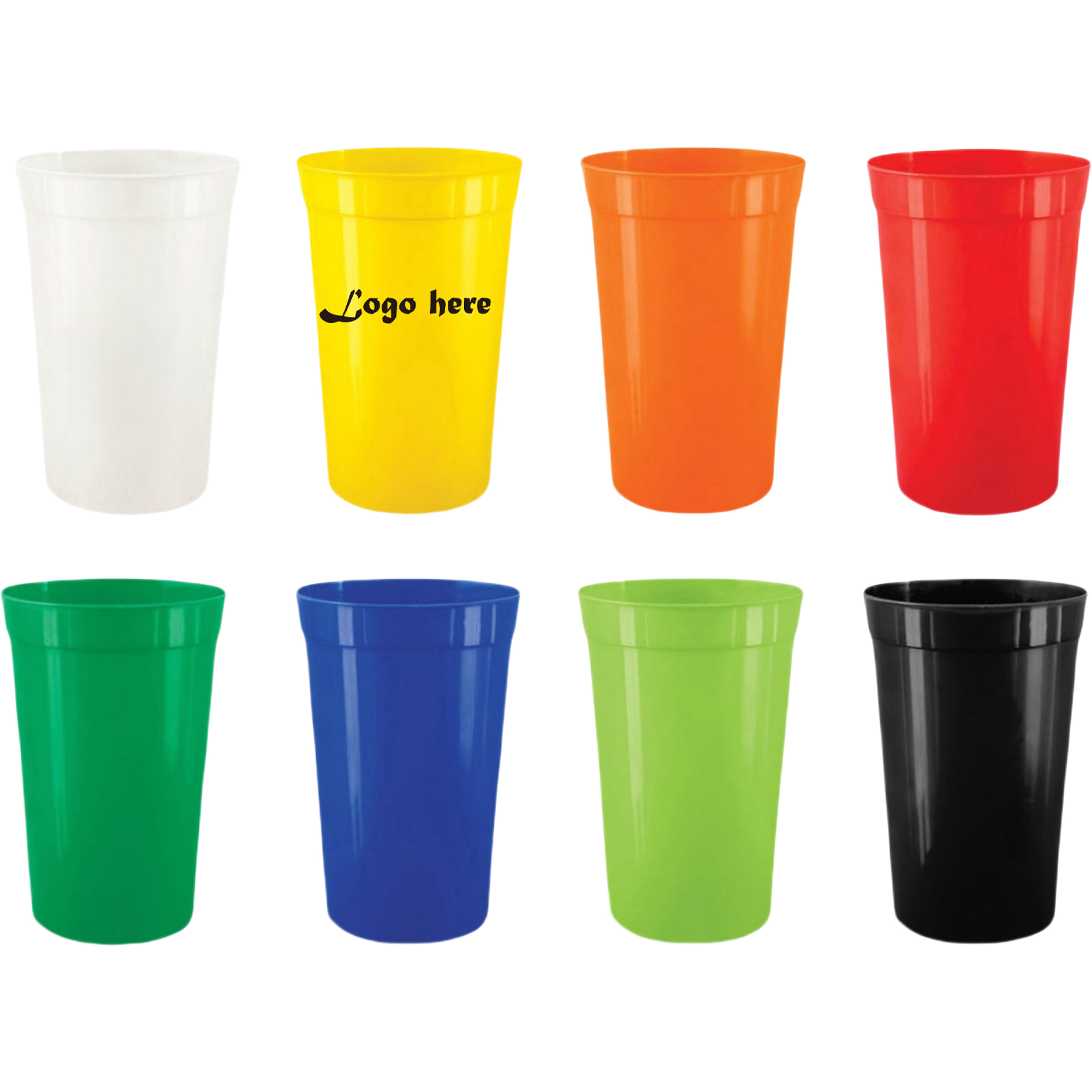 9oz Stadium Reusable Plastic Party Cups MOQ20 1